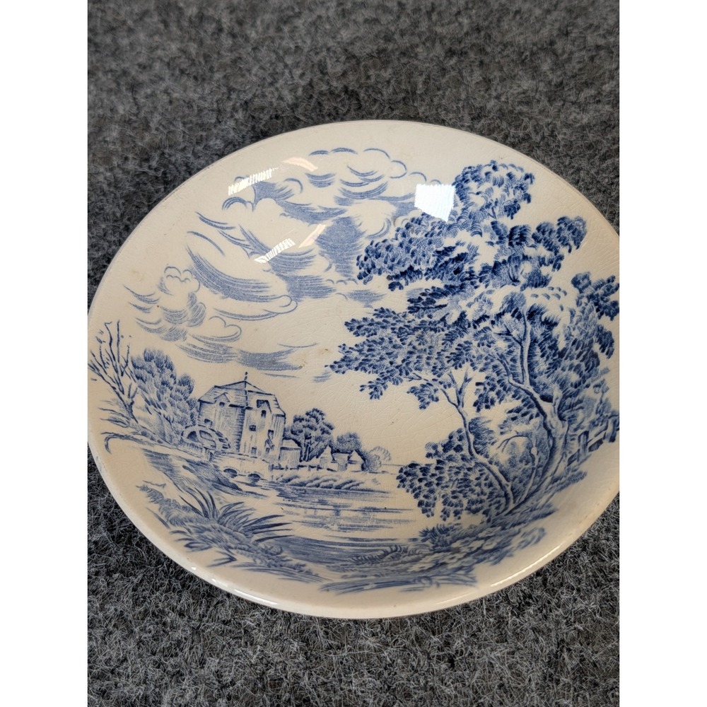 Wedgwood & Co Countryside Blue White Transferware 5in Small Bowl Enoch Wedgwood